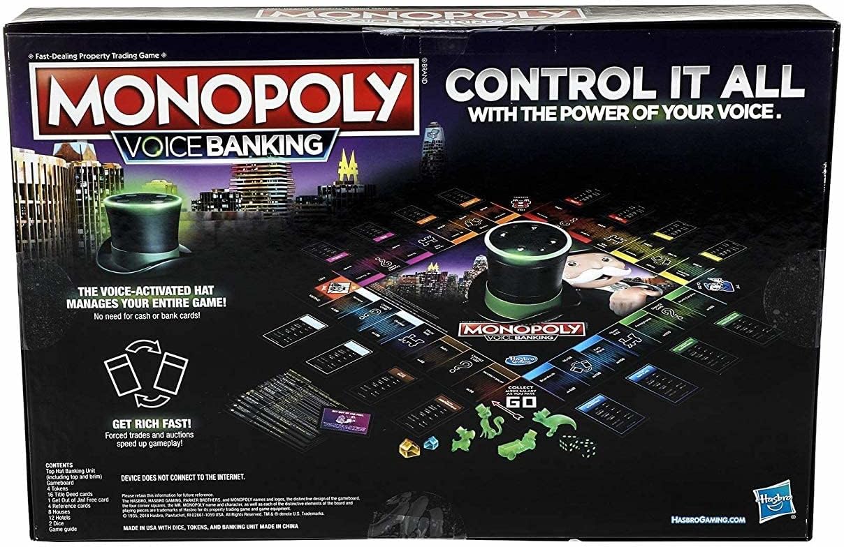 Monopoly Voice Banking Electronic Family Board Game (parallel import)