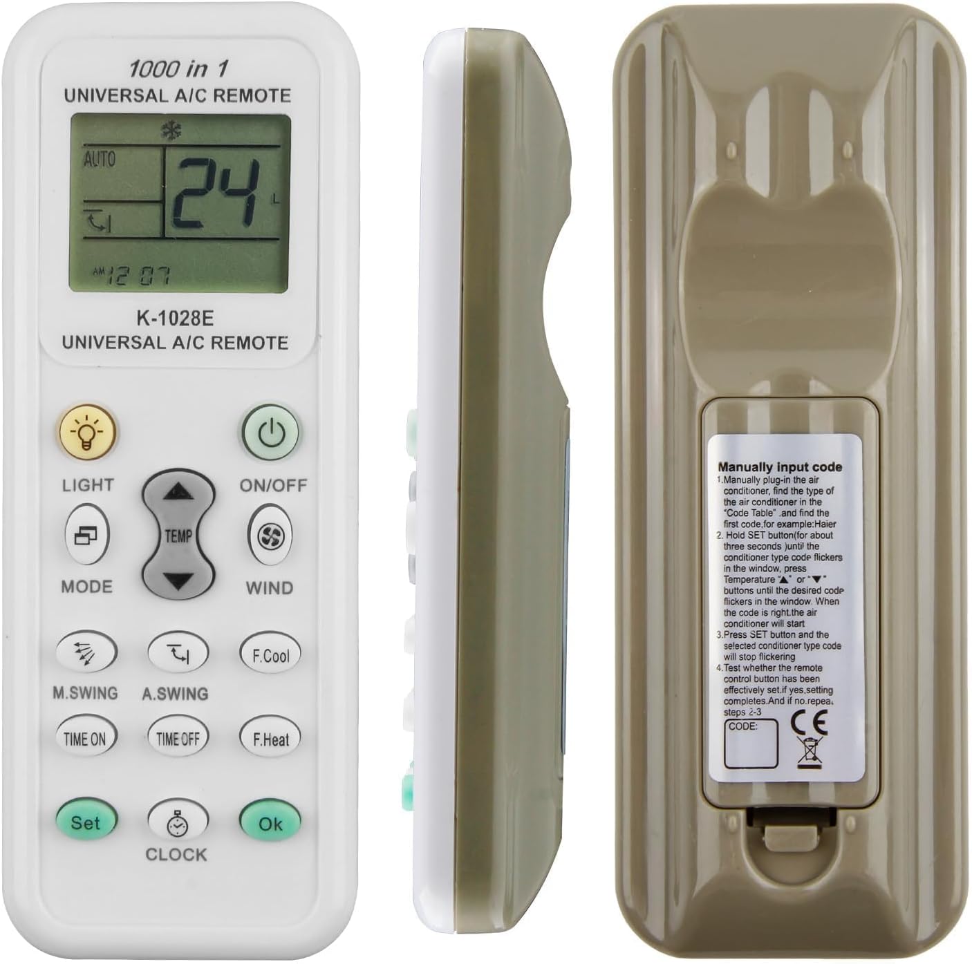 Universal Air Conditioner Remote Controller -K-1028E