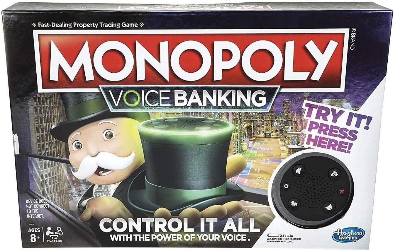 Monopoly Voice Banking Electronic Family Board Game (parallel import)