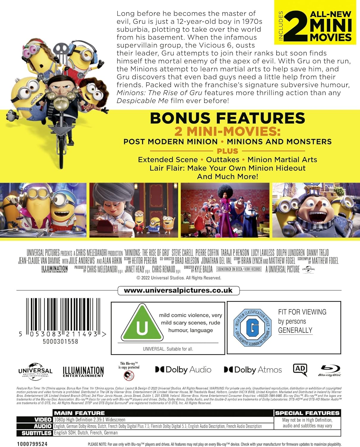 Minions: The Rise of Gru (Blu-ray)