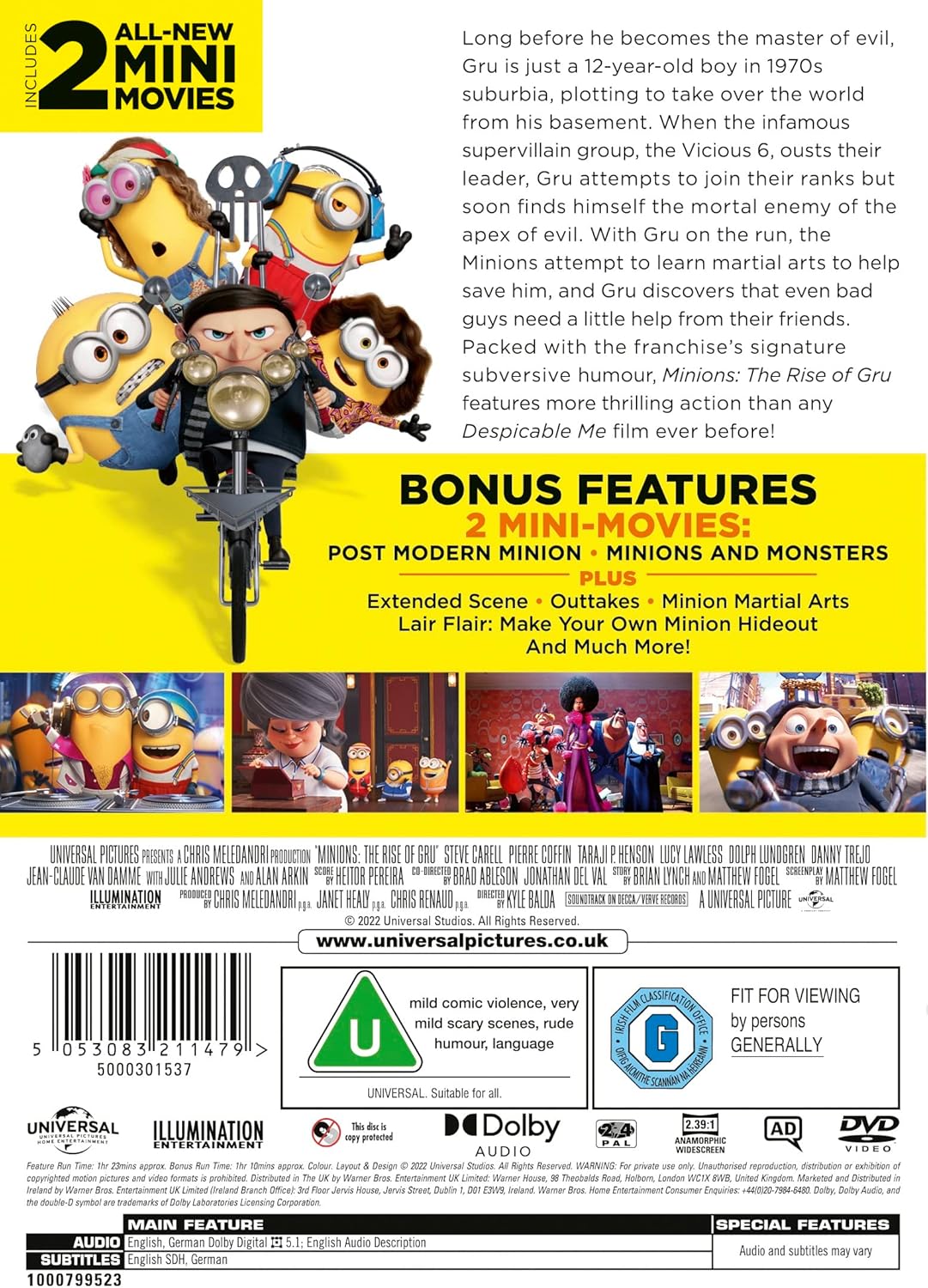 Minions: The Rise of Gru (DVD)