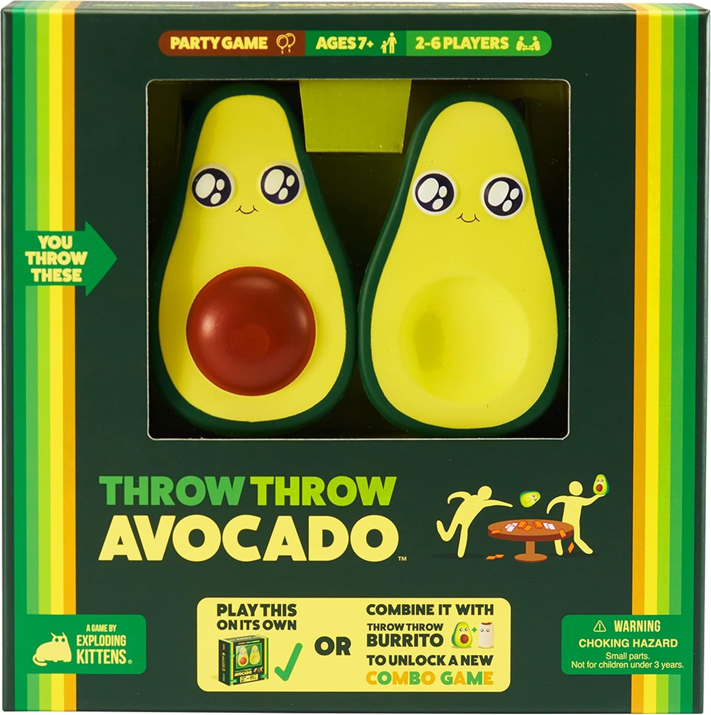 Exploding Kittens Throw Throw Avocado 2-6 Players