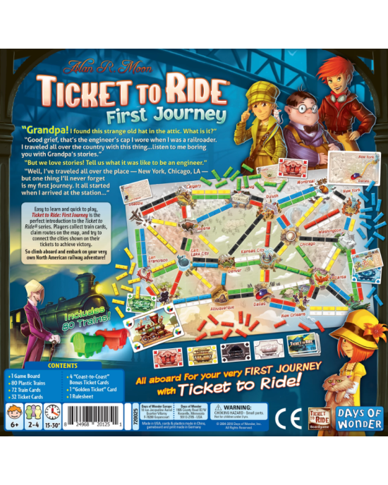 Ticket to Ride - First Journey (Brand New Original Sealed)