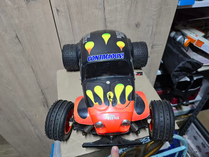 [USED]Tamiya 1:10 VW Blitzer Beetle - built and ready to use - sold with rechargeable Flysky controller