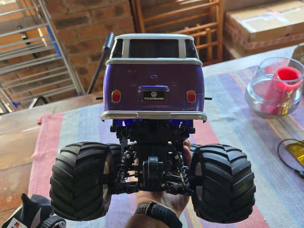 [USED]Tamiya VW Beetle Lunchbox - Built and ready to run, sold with Controller
