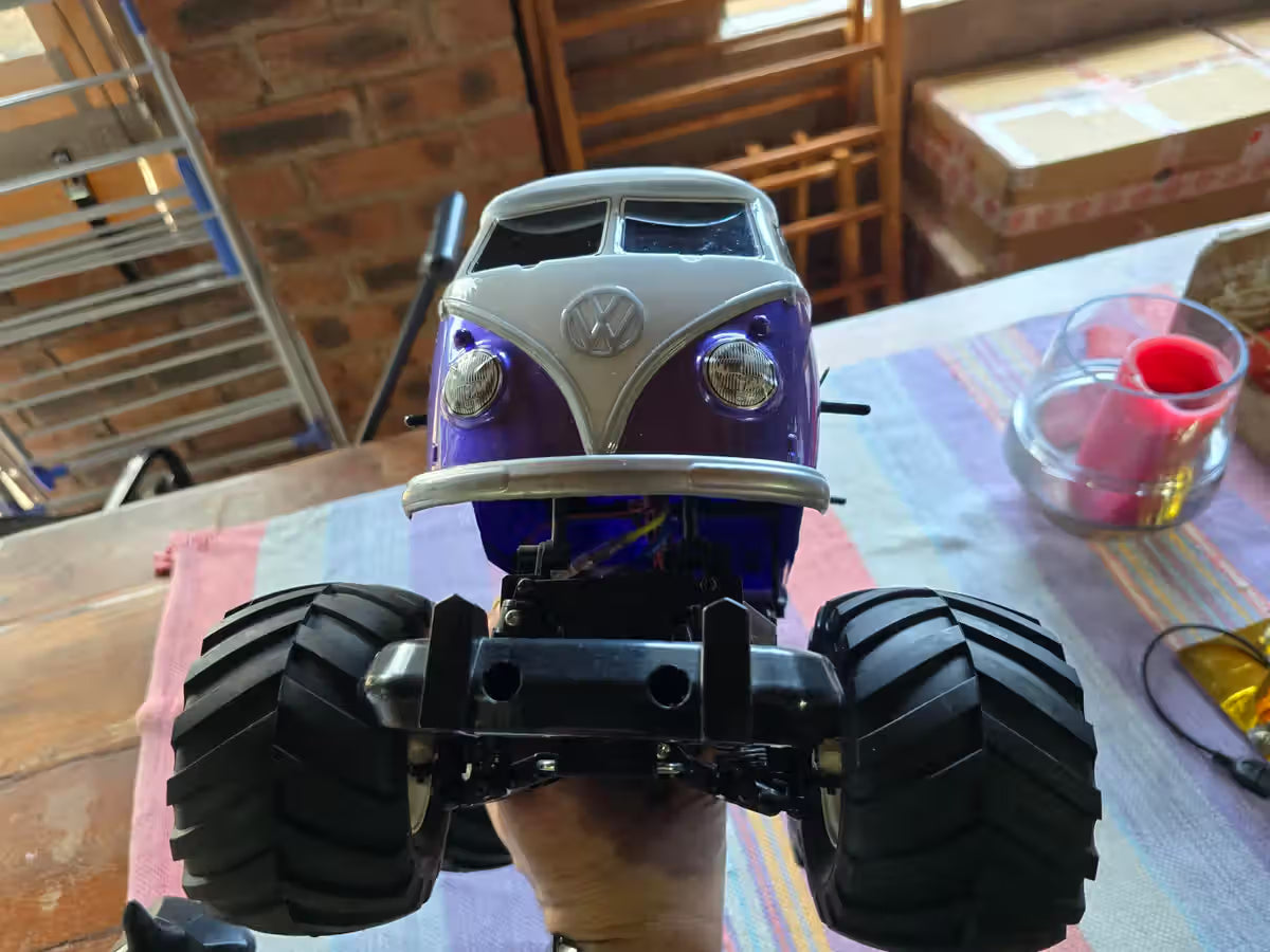 [USED]Tamiya VW Beetle Lunchbox - Built and ready to run, sold with Controller