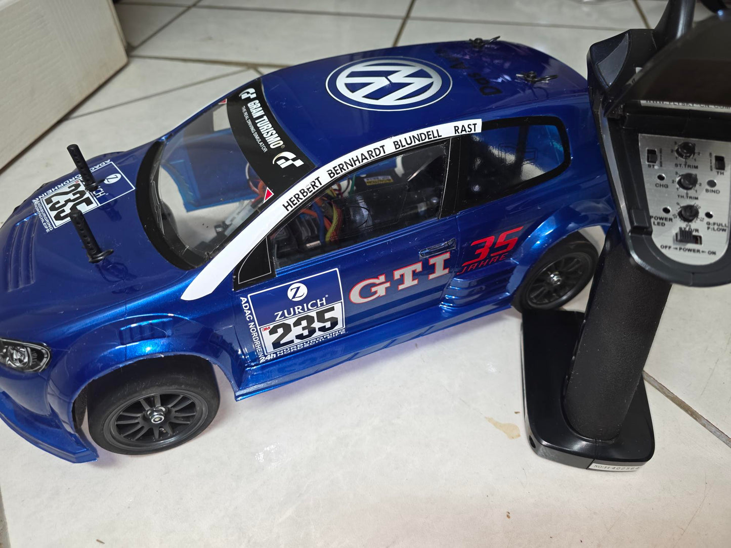 [USED] Tamiya 1:10 Golf GTI TT02 Blue Racing Edition with Flysky Controller