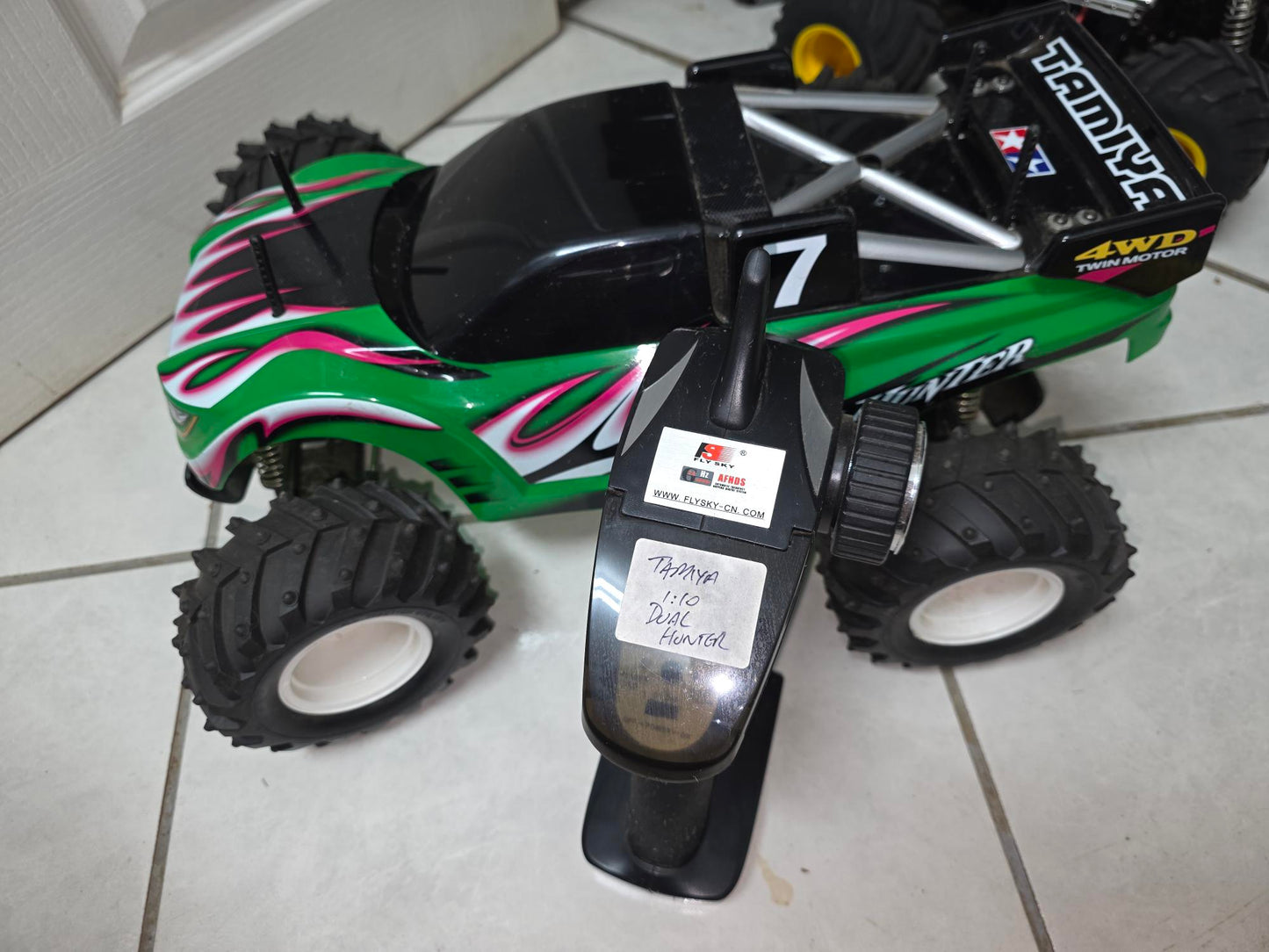 [USED] Tamiya 1:10 Dualhunter Radio Control Car - with Flysky remote