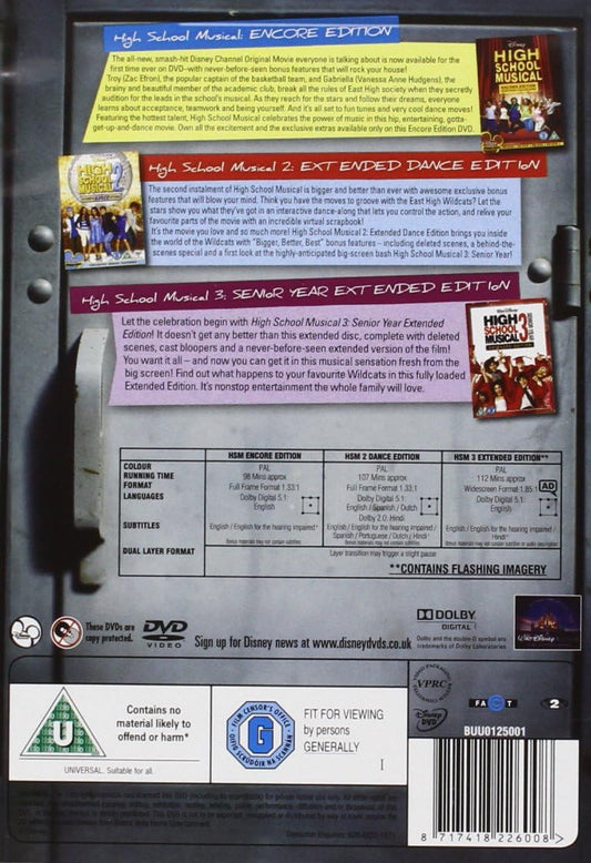 High School Musical 1-3(DVD)