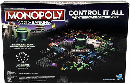 Monopoly Voice Banking Electronic Family Board Game (parallel import)