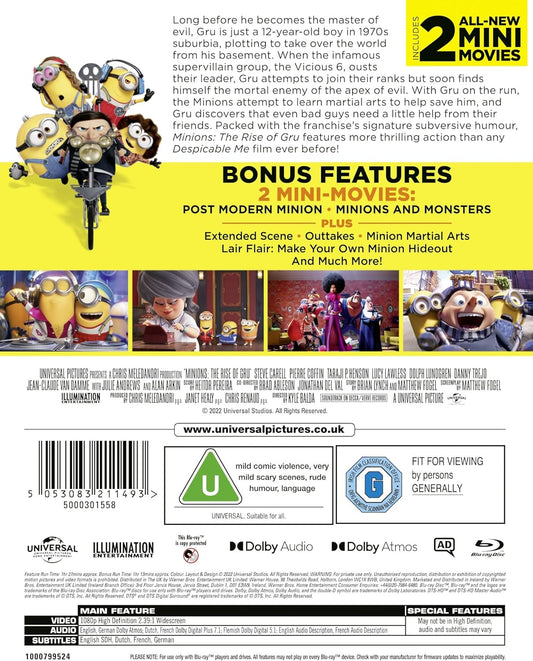 Minions: The Rise of Gru (Blu-ray)