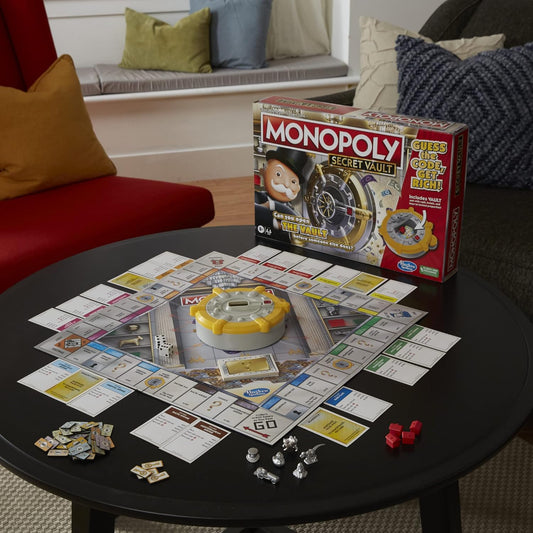 Monopoly, Secret Vault, Board Game Parker Brothers & Hasbro Gaming