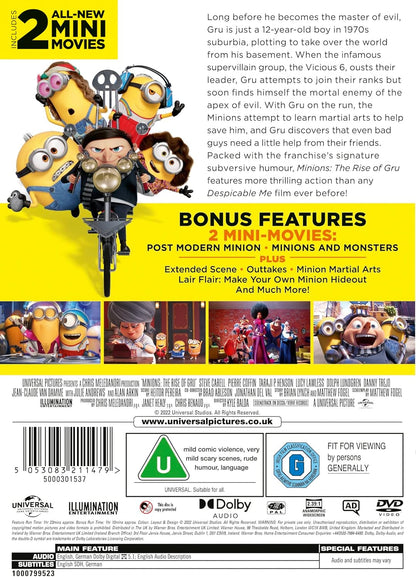 Minions: The Rise of Gru (DVD)