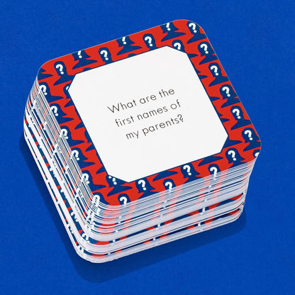 Mini Card Game for Family & Friends Gatherings- How Well Do You Know Me?