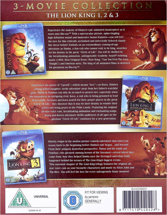 Lion King Trilogy(Blu-ray)