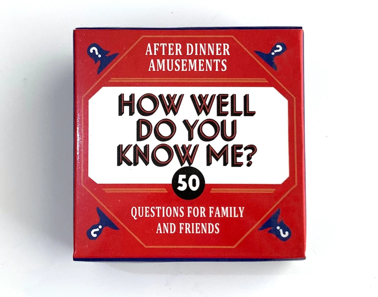 Mini Card Game for Family & Friends Gatherings- How Well Do You Know Me?