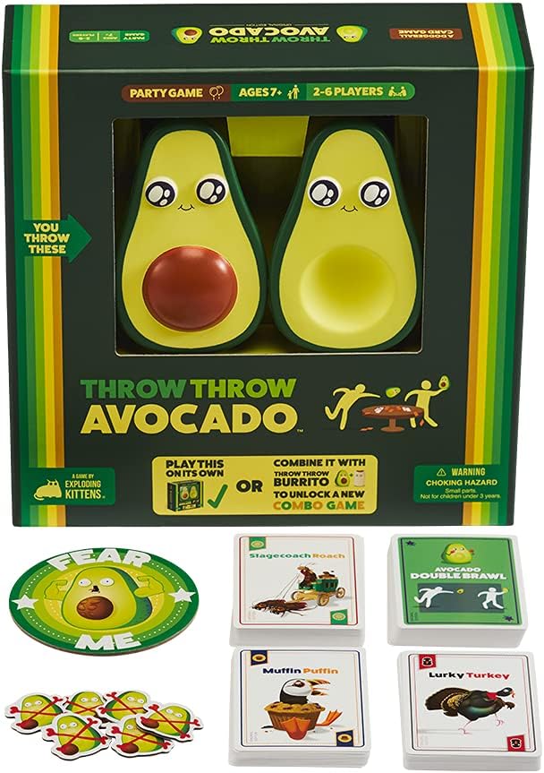 Exploding Kittens Throw Throw Avocado 2-6 Players