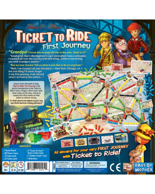 Ticket to Ride - First Journey (Brand New Original Sealed)